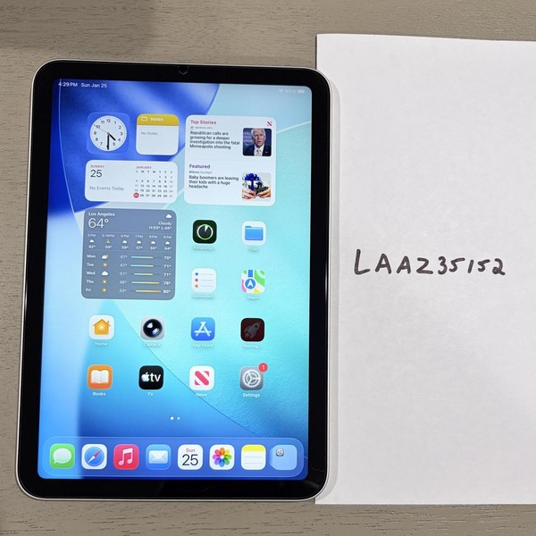 Apple iPad Mini 6th Gen - Wi-Fi, Starlight, 64 GB, A2567