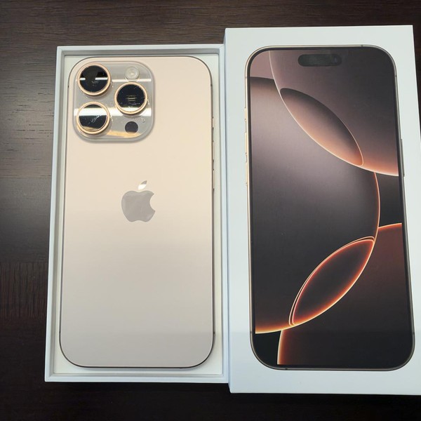 Apple iPhone 16 Pro - Unlocked, 256 GB, Desert, A3083