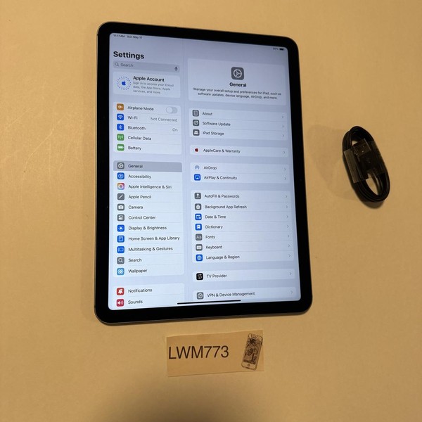 Apple iPad Air 11 inch (M3) 2025 - Unlocked, 128 GB, Gray, A3267