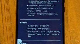 Good
													Moto G Power 2022 - Unlocked, Black, 64 GB, 4 GB, photo 6 of 6
