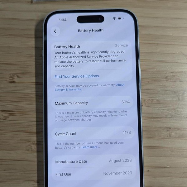 Apple iPhone 15 - Unlocked, 128 GB, Blue, A2846