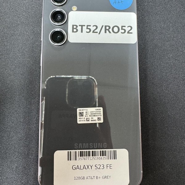 Samsung Galaxy S23 FE - AT&T, 128 GB, Graphite, 8 GB, SM-S711U