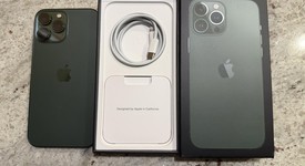 Good
													Apple iPhone 13 Pro Max - Unlocked, Green, 128 GB, A2484, photo 5 of 9