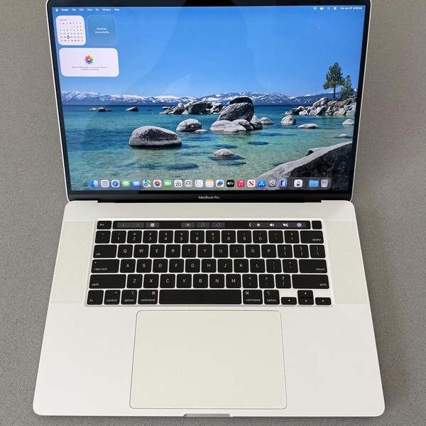 MacBook Pro 2019 - 16 inch - I7, Silver, 512 GB, 16 GB