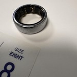 Good Oura Ring Gen 3 - Silver, Size 8, Horizon