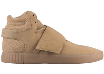 adidas Tubular Invader Strap Linen Khaki for sale