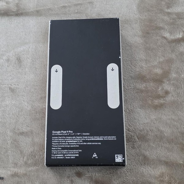 Google Pixel 9 Pro - Unlocked, 1 TB, Obsidian, 16 GB, GR83Y