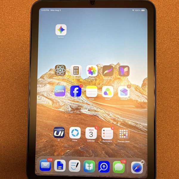 Apple iPad Mini (6th Gen) - Wi-Fi, 256 GB, Gray, A2567
