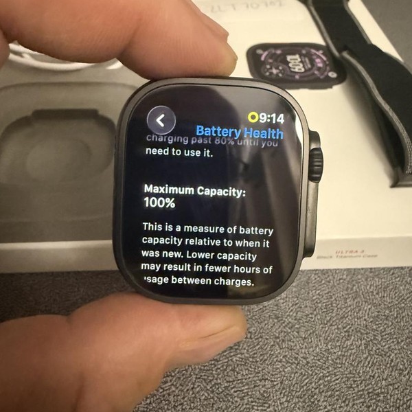 Apple Watch Ultra 3 49mm - Unlocked, Black, A3281