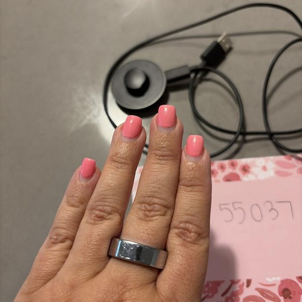 Oura Ring Gen 3 - Silver, Size 12, Heritage