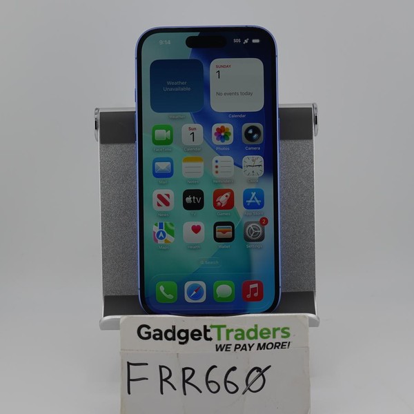 Apple iPhone 16 - Unlocked, 128 GB, Ultramarine, A3081