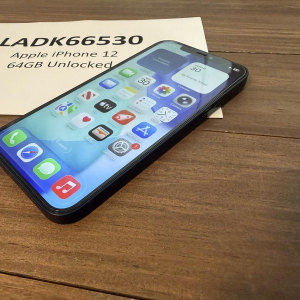 Apple iPhone 12 - Unlocked, 64 GB, Black, A2172