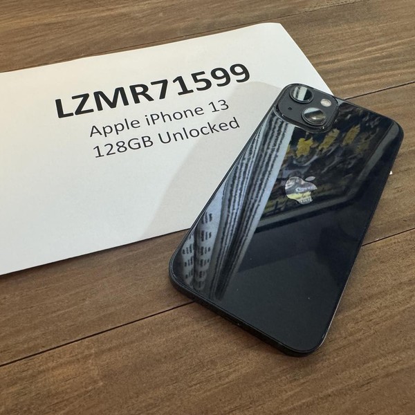 Apple iPhone 13 - Unlocked, 128 GB, Midnight, A2482