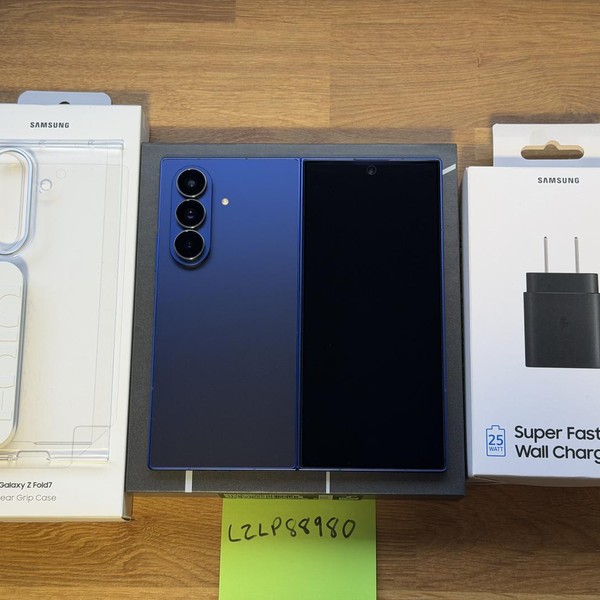 Samsung Galaxy Z Fold7 - Unlocked, 512 GB, Blue Shadow, 12 GB, SM-F966U1