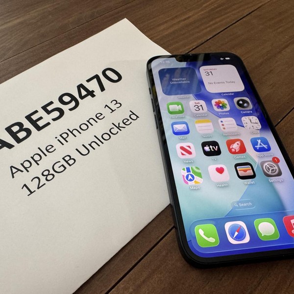 Apple iPhone 13 - Unlocked, Midnight, 128 GB, A2482