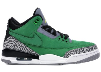 Jordan 3 Retro Tinker Oregon Ducks PE for sale
