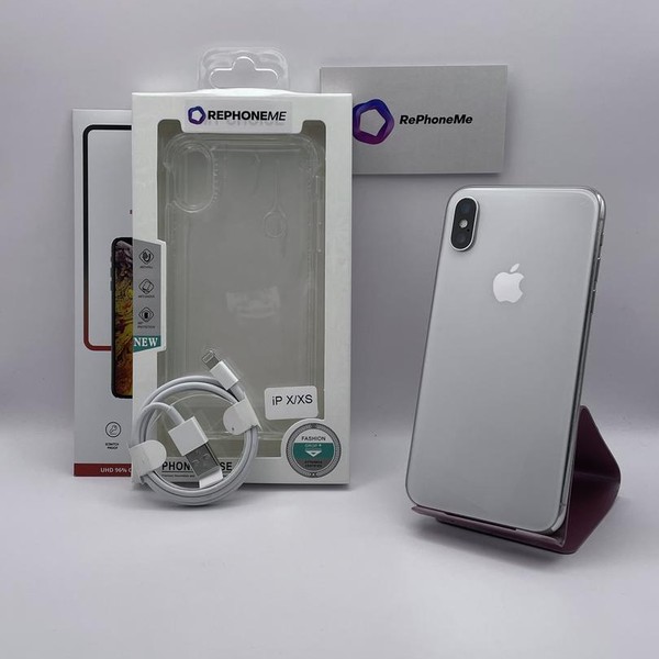 Apple iPhone X - Unlocked, 64 GB, Silver, A1865