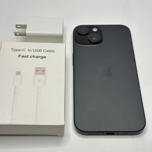 Apple iPhone 15 - Unlocked, 256 GB, Black, A2846