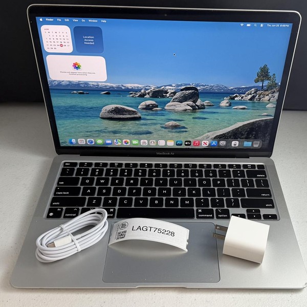 MacBook Air 2020 - 13 inch - 256 GB, Silver, 8 GB, Apple M1