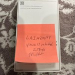 Mint Apple iPhone 17 - Unlocked, 256 GB, Black, A3258