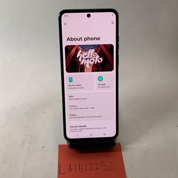 Motorola Razr (2025) - Unlocked, 256 GB, Green, 8 GB