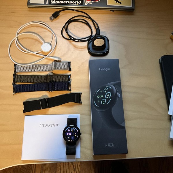 Google Pixel Watch 3 - Wi-Fi, Black, 45mm, Wi-Fi