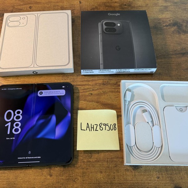 Google Pixel 9 Pro Fold - Verizon, 256 GB, Obsidian, GGH2X