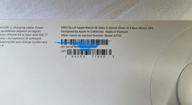 New
													Apple Watch SE 2nd Gen 40mm - Silver, A2722 - GPS, Aluminum, photo 3 of 4