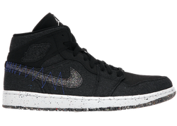Jordan 1 Mid Crater Black for sale