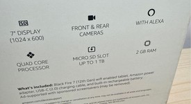 New
													Amazon Fire 7 2022 - Wi-Fi, Black, 16 GB, photo 3 of 3