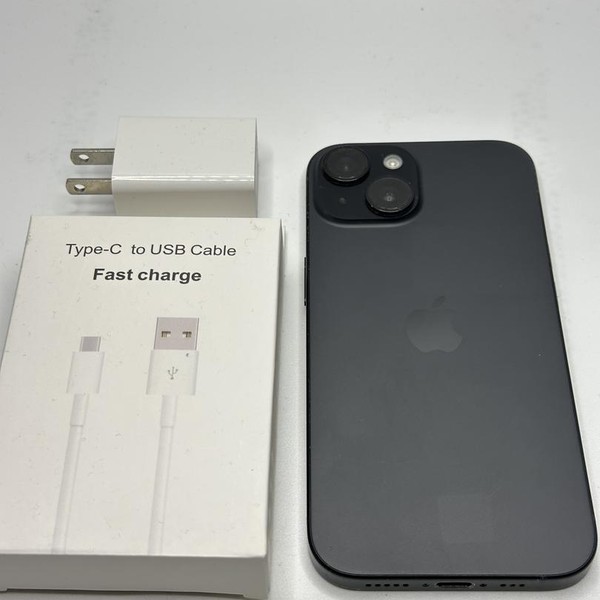 Apple iPhone 15 - Unlocked, 128 GB, Black, A2846