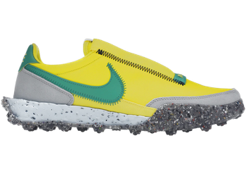 Nike Waffle Racer Crater Yellow Strike Roma Green (Women's) for sale