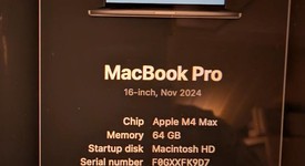 Mint
													MacBook Pro 2024 - 16" - Apple M4 Max 16-core, Space Black, 2 TB, 64 GB, photo 5 of 15