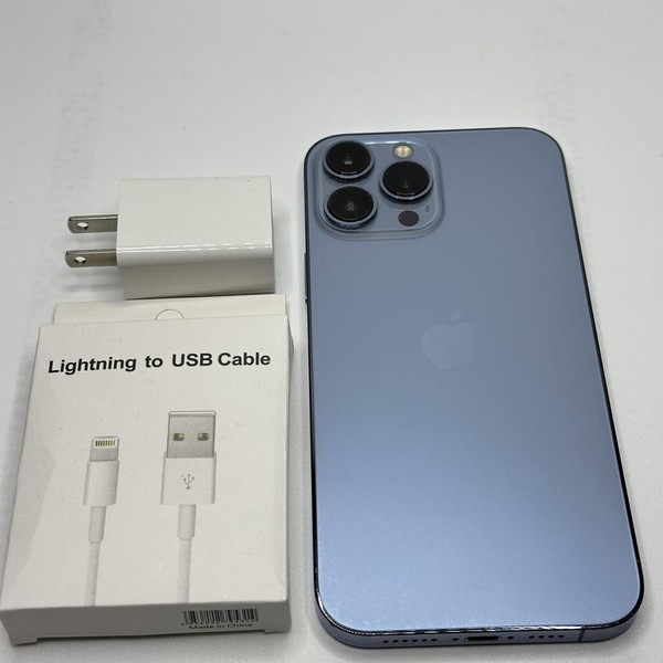 Apple iPhone 13 Pro Max - Unlocked, 256 GB, Sierra Blue, A2484