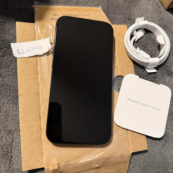 Apple iPhone 15 - Unlocked, 128 GB, Black, A2846