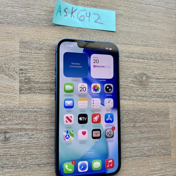 Apple iPhone 13 - Unlocked, 128 GB, Blue, A2482