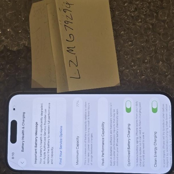 Apple iPhone 14 Pro - Unlocked, 256 GB, Purple, A2650