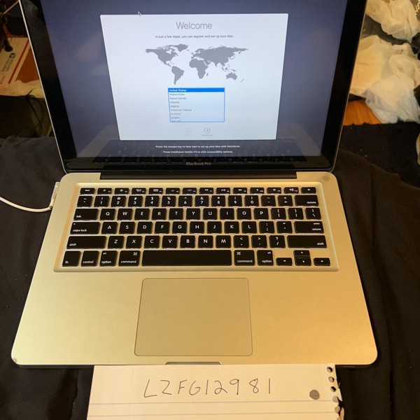 MacBook Pro 2012 (Unibody) - 13 inch - 512 GB, Silver, 8 GB