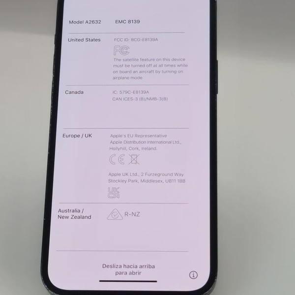 Apple iPhone 14 Plus - Unlocked, Midnight, 128 GB, A2632