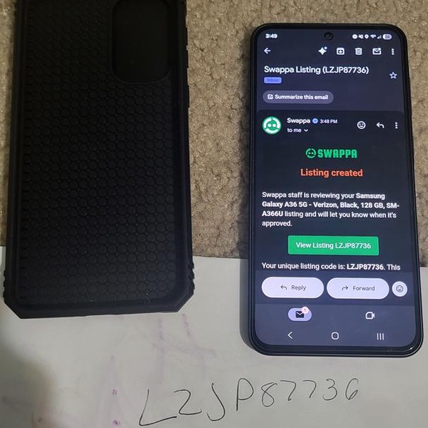 Samsung Galaxy A36 5G - Verizon, 128 GB, Black, SM-A366U