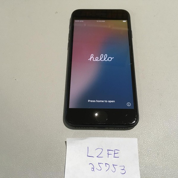 Apple iPhone SE 3rd Gen 2022 - Consumer Cellular, 128 GB, Midnight, A2595