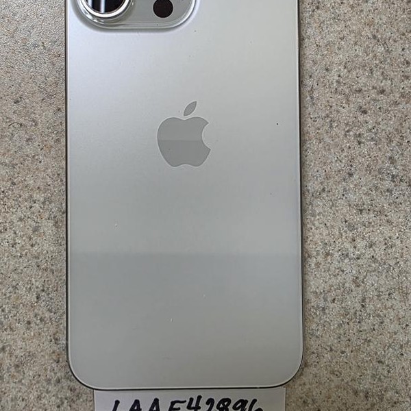 Apple iPhone 15 Pro Max - Unlocked, White, 256 GB, A2849