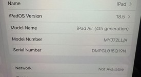 Good
													Apple iPad Air 4th Gen - Unlocked, Green, 256 GB, A2324, photo 5 of 5