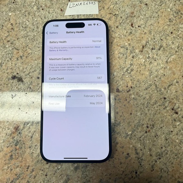 Apple iPhone 15 Pro - T-Mobile, 128 GB, Blue, A2848