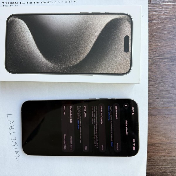 Apple iPhone 15 Pro Max - Unlocked, 256 GB, Natural, A2849