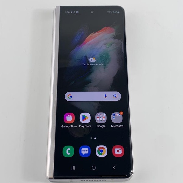 Samsung Galaxy Z Fold3 5G - Unlocked, 256 GB, Silver, 12 GB, SM-F926U1