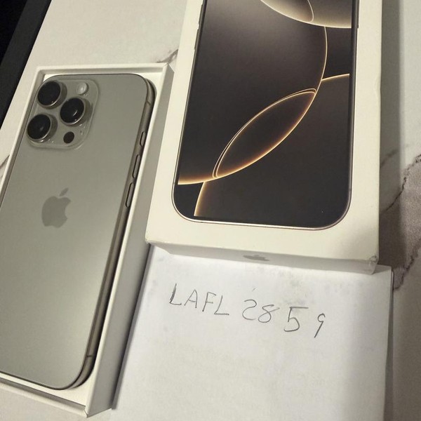 Apple iPhone 16 Pro - Verizon, 256 GB, Natural, A3083
