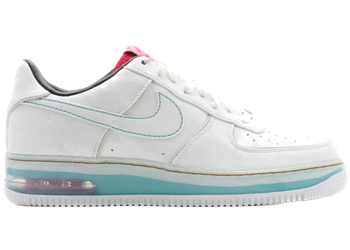 Nike Air Force 1 Low Supreme Max Air White Cerise Paradise Aqua for sale