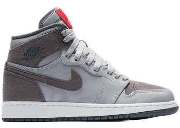 Jordan 1 Retro High Camo 3M Wolf Grey (GS) for sale