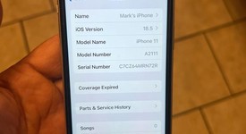 Good
													Apple iPhone 11 - Unlocked, White, 128 GB, A2111, photo 3 of 10